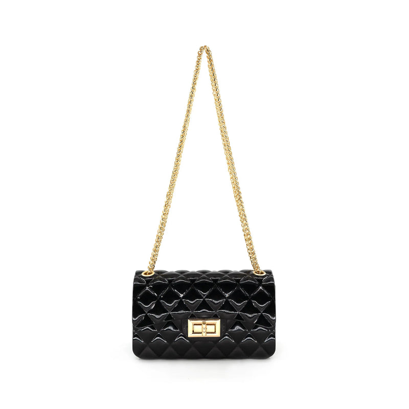 Jelly Pillbox Purse - Yellow