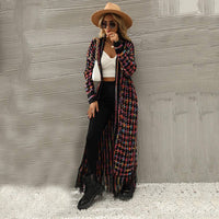 Jo's Fringed Maxi Cardigan